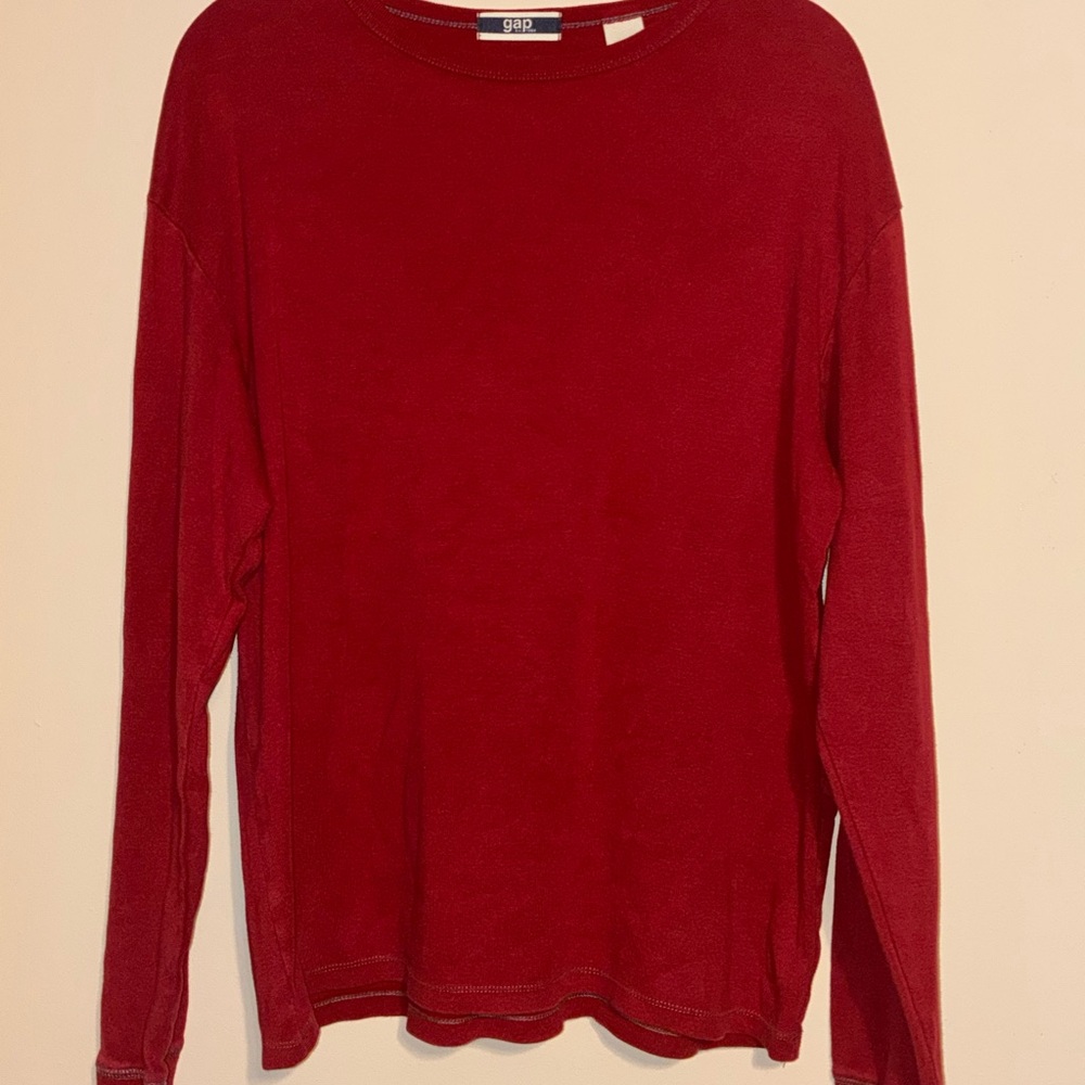 GAP Crimson Long Sleeve Top
